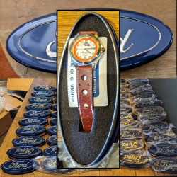 MONTRE FORD MUSTANG VINTAGE ROTATIVE 01 - OFFICIAL LICENCE