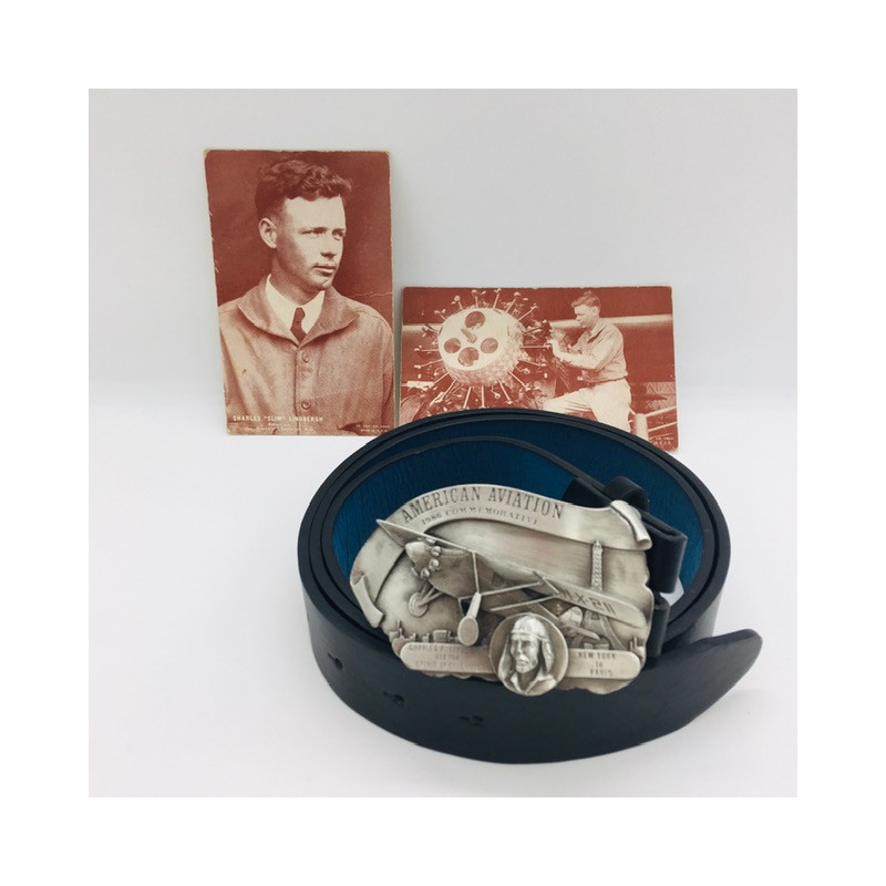 Boucle ceinture C.Lindbergh 1986 commemorative
