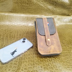 ETUI TELEPHONE MOBILE EN CUIR AVEC CAGE DE FARADAY