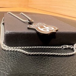 Pendentif ROUTE 66 - Le collier Route 66