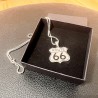 Pendentif ROUTE 66 - Le collier Route 66