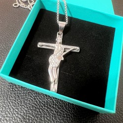 PENDENTIF - JOHNNY HALLYDAY - PENDENTIF CROIX JOHNNY