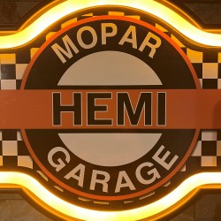 MOPAR HEMI GARAGE - LAMPE LED NEON