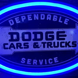 DODGE CARS & TRUCKS - LAMPE LED NEON