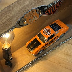FORD MUSTANG & HARLEY DAVIDSON : LAMPE D'AMBIANCE