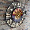 HORLOGE ROUTE 66 METAL SIGN