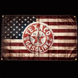 Texaco Vintage Flag - Drapeau USA Vintage