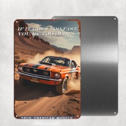 PLAQUES DECO 02 - FORD MUSTANG 60th ANNIVERSARY