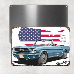 PLAQUES DECO 02 - FORD MUSTANG 60th ANNIVERSARY