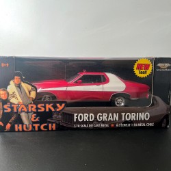 STARSKY & HUTCH - GRAN TORINO ERTL 1:18 Miniature de Collection | www.ROUTE66.store