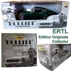 Miniature ERTL BULLITT avec Steve Mc Queen 1:18 - Collector Vintage