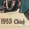 Indian Motorcycle - Vintage original licenced metal signs