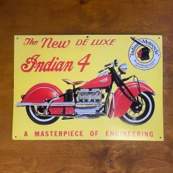 Indian Motorcycle - Vintage original licenced metal signs