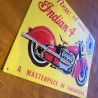 Indian Motorcycle - Vintage original licenced metal signs