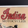 Indian Motorcycle - Vintage original licenced metal signs