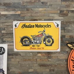 Indian Motorcycle - Vintage original licenced metal signs