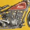 Indian Motorcycle - Vintage original licenced metal signs