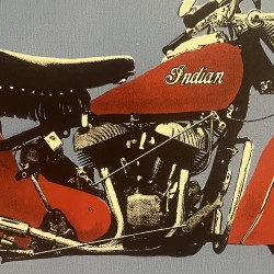 Indian Motorcycle - Vintage original licenced metal signs