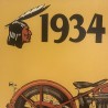 Indian Motorcycle - Vintage original licenced metal signs