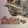 Indian Motorcycle - Vintage original licenced metal signs