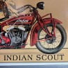 Indian Motorcycle - Vintage original licenced metal signs