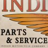 Indian Motorcycle - Vintage original licenced metal signs