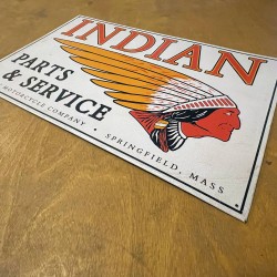 Indian Motorcycle - Vintage original licenced metal signs