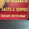 USA INDIAN MOTORCYCLE METAL SIGNS