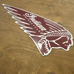 USA INDIAN MOTORCYCLE METAL SIGNS