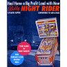 FLIPPER BALLY VINTAGE NIGHT RIDER PINBALL