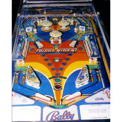 FLIPPER BALLY VINTAGE NIGHT RIDER PINBALL