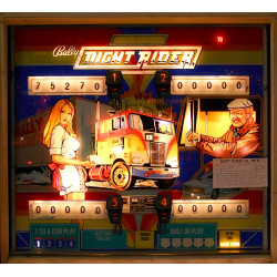 FLIPPER BALLY VINTAGE NIGHT RIDER PINBALL