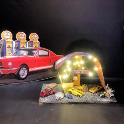 CRECHE DE NOEL HOT ROD - ROUTE 66 STORE