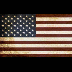 US flag - Drapeau USA vintage