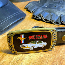 BOUCLE DE CEINTURE VINTAGE FORD MUSTANG BELT BUCKLES