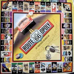 JEU SOCIETE MONOPOLY : Versions vintage ROUTE 66 & HARLEY DAVIDSON