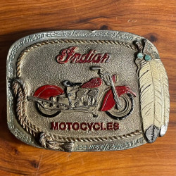 Boucles ceinture Vintage Collector Indian Motorcycle