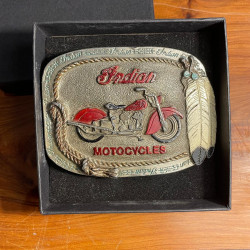 Boucles ceinture Vintage Collector Indian Motorcycle