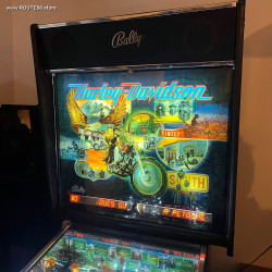 FLIPPER HARLEY DAVIDSON COLLECTOR BALLY VINTAGE PINBALL