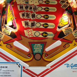 FLIPPER GOTTLIEB JOKER POKER VINTAGE PINBALL