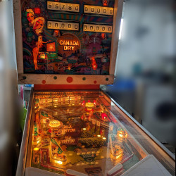 FLIPPER GOTTLIEB CANADA DRY VINTAGE PINBALL