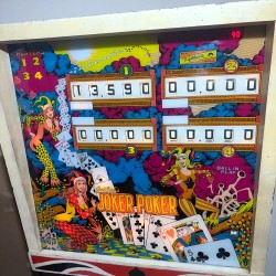 FLIPPER GOTTLIEB JOKER POKER - EM - VINTAGE PINBALL