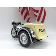 Trike Servicar Police 1957 - Maquette vintage Harley Davidson