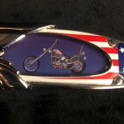 EASY RIDER - HARLEY DAVIDSON - FRANKLIN MINT - COUTEAU CAPTAIN AMERICA
