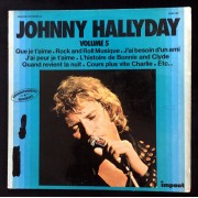 Johnny Hallyday - Volume 5 - Disque Vinyl Edition Originale