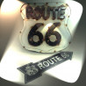PLAQUE ROUTE 66 - Vintage - Clip Johnny