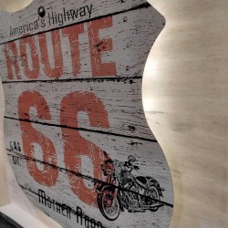 LAMPE D'AMBIANCE HISTORIC ROUTE 66