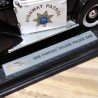 PONTIAC DELUXE POLICE CAR 1936 - MINIATURE 1/18