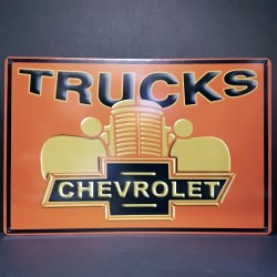 CHEVROLET TRUCK - METAL SIGN - MADE IN USA