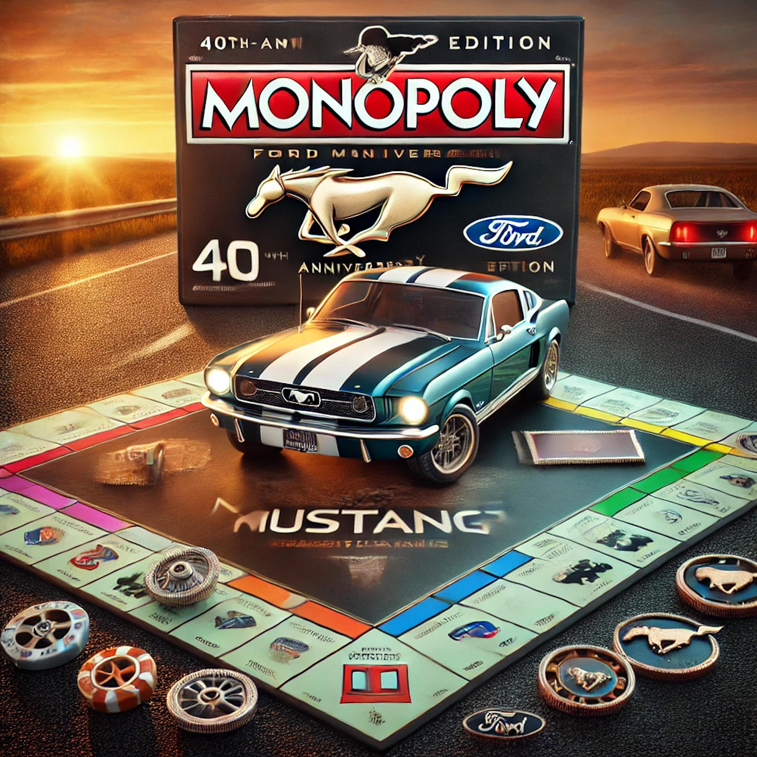 Monopoly Mustang 40th Anniversary Edition